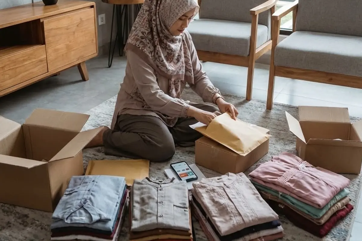 Jualan baju lebaran