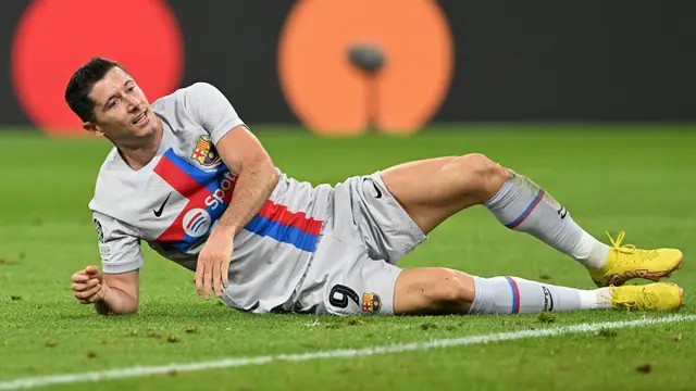 Foto: Reuni Lewandowski ke Allianz Stadium Berakhir Pahit, Barcelona Kalah 0-2 dari Bayern Munchen di Liga Champions