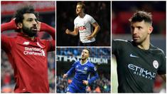 Berikut ini daftar top scorer sementara Premier League 2019. Sergio Aguero dan Mohamed Salah sama-sama di posisi teratas dengan koleksi 19 gol. (Foto-foto Kolase AP dan AFP)