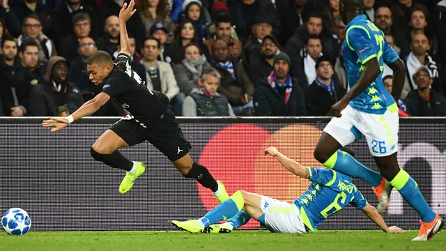 PSG Ditahan Imbang Napoli di Paris