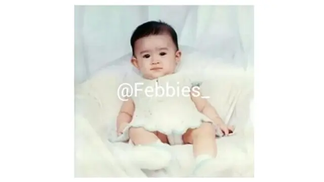 6 Potret Masa Kecil Febby Rastanty, Imut dan Menggemaskan
