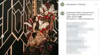Patricia Mayoree, remaja asal Surabaya kenakan gaun rancangan Diana Putri. (dok. Instagram @pciamayoree/https://www.instagram.com/pciamayoree/?hl=en)