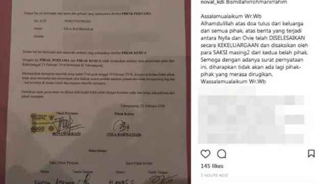 Bu Dendy dan Nila berdamai (©instagram/noval_kdi/kapanlagi)