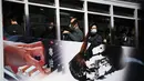 Orang-orang naik trem memakai masker di Hong Kong pada 27 Februari 2023. Pemimpin Hong Kong John Lee telah berharap untuk menghapus aturan penggunaan masker setelah gelombang musim dingin berakhir. (AFP/Peter Parks)