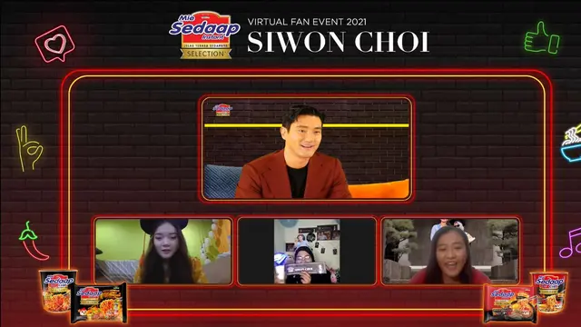 Virtual Fan Meeting Siwon Choi/dok. Mie Sedaap