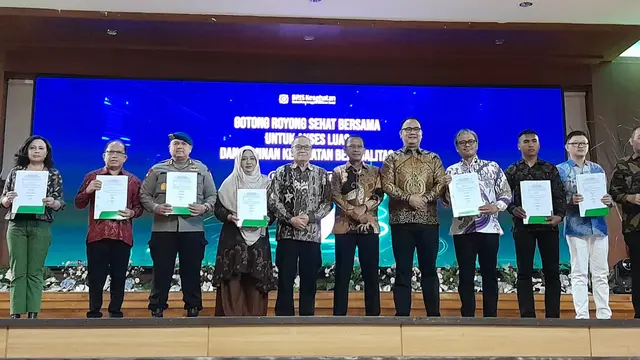 Pakta integritas para fasilitas kesehatan mitra BPJS Kesehatan mencegah fraud.