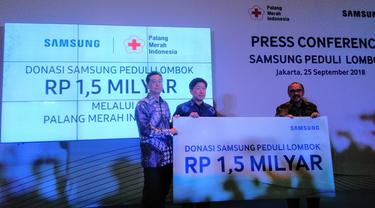 Bersama PMI, Samsung Bangun 500 Hunian Sementara bagi Korban Gempa Lombok
