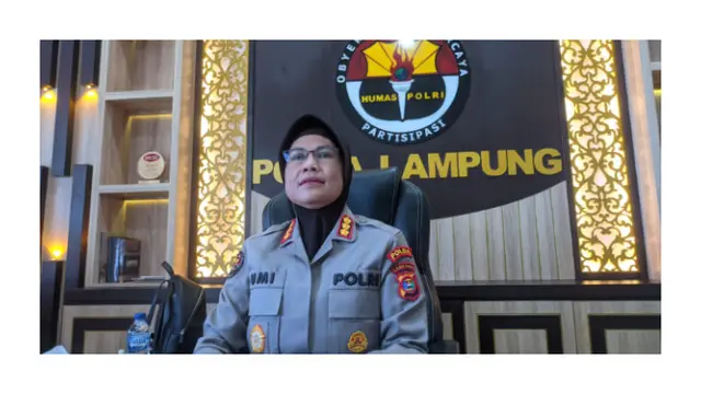 Kabid Humas Polda Lampung, Kombes Pol Umi Fadillah Astutik. Foto (Liputan6.com/Ardi)