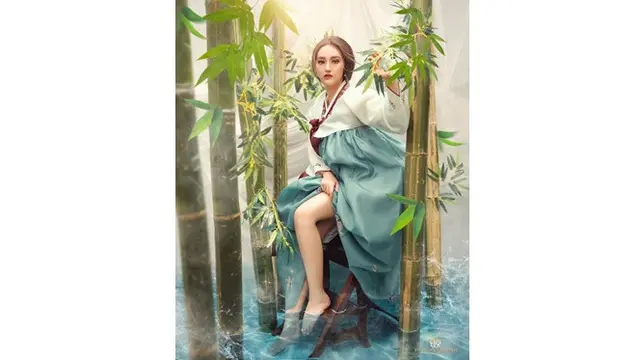 6 Foto Terbaru Pemotretan Ranty Maria, Layaknya Lukisan Saja