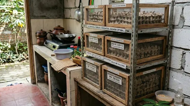 Ide Budidaya Jangkrik Skala Mini di Sudut Dapur Belakang Rumah