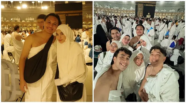 Pesona Mahalini umrah dengan gaya pasmina meleyot, netizen sebut bakal jadi tren 2025