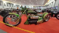 Motor kustom listrik di Kustomfest 2022 (Septian/Liputan6.com)