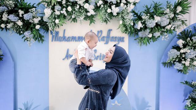 Potret Akikah Raffasya Arshaka Anak Kedua Melody Prima. (Sumber: Instagram/melodyprima)