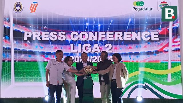 Foto: Liga 2 Musim 2023 / 2024 Siap Bergulir Pekan Ini, Gandeng Pegadaian Sebagai Sponsor Utama