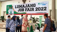 Wakil Bupati Lumajang Indah Amperawati  tinjau Job Fair 2022 (Istimewa)