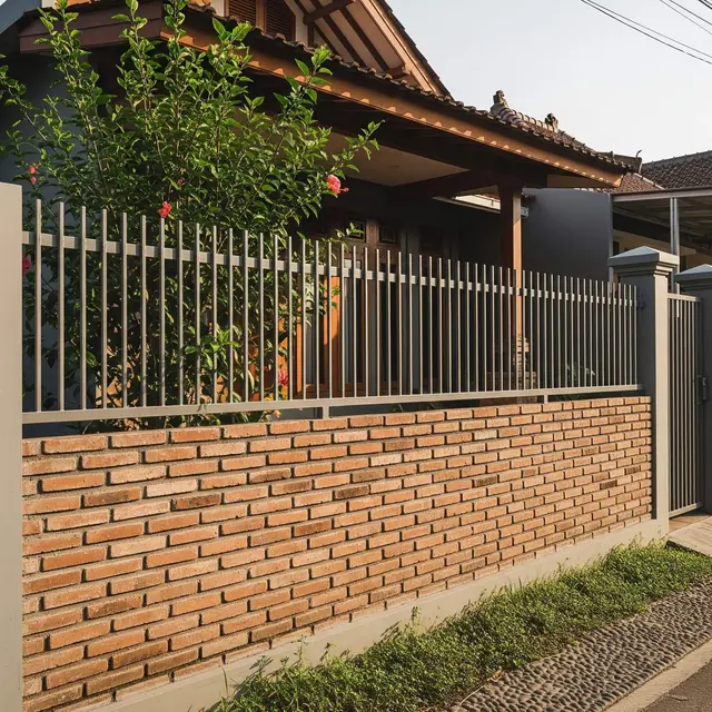 Pagar Baja Ringan untuk Rumah Tipe Kecil