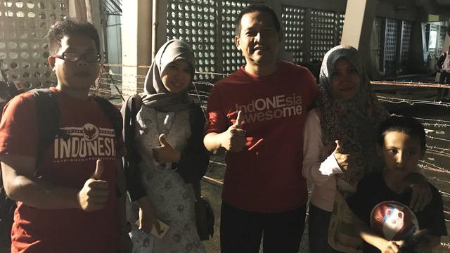 Suporter Timnas Indonesia U-19