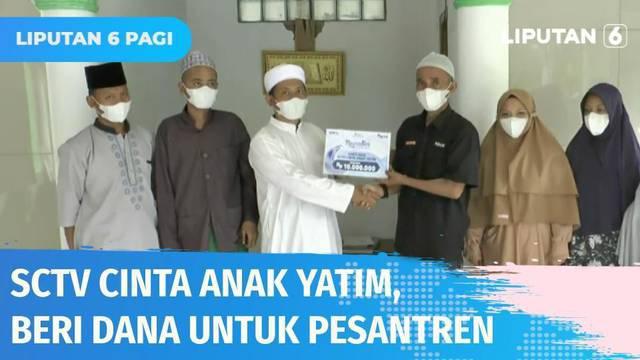 SCTV salurkan santunan yang diberikan pemirsa untuk renovasi Pesantren Yayasan Daar El Qiyaam Alam Islami di Purwakarta. Sejak berdiri pada 2019, pesantren ini mengasuh 12 anak yatim piatu. Mereka mengandalkan hasil dari penjualan hasil kebun dan ter...