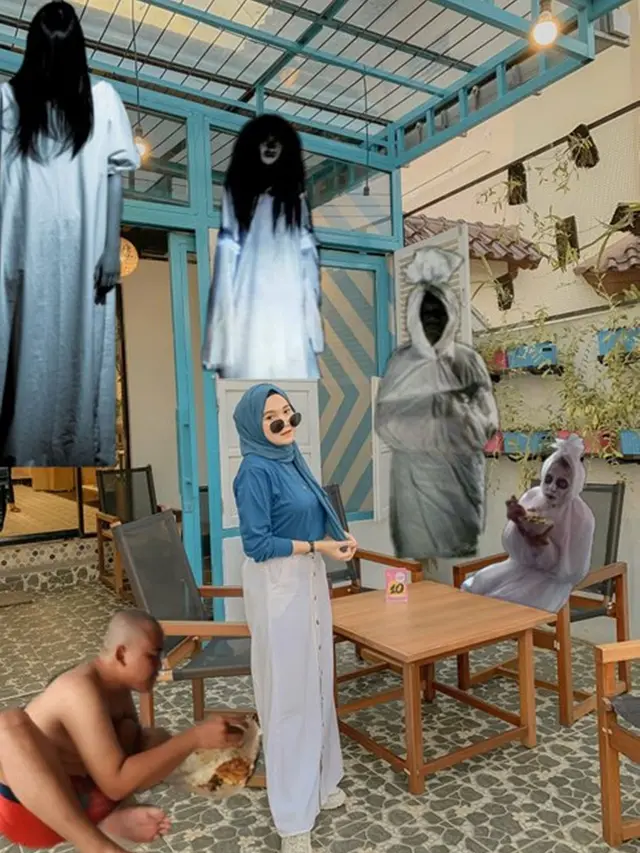Wanita Ini Minta Fotonya Diedit Biar Enggak Sendiri, 6 Hasilnya Kocak