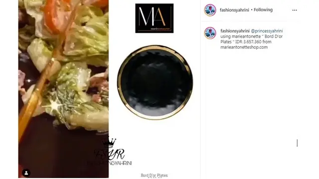 Jadi Sorotan, 7 Koleksi Alat Makan Syahrini Ini Harganya Bikin Geleng Kepala