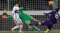 Klub Inter Milan melakukan mogok bicara kepada media setelah kekalahan 1-2 melawan Fiorentina, Senin (15/2/2016) dini hari WIB. (Reuters/Juan Medina)