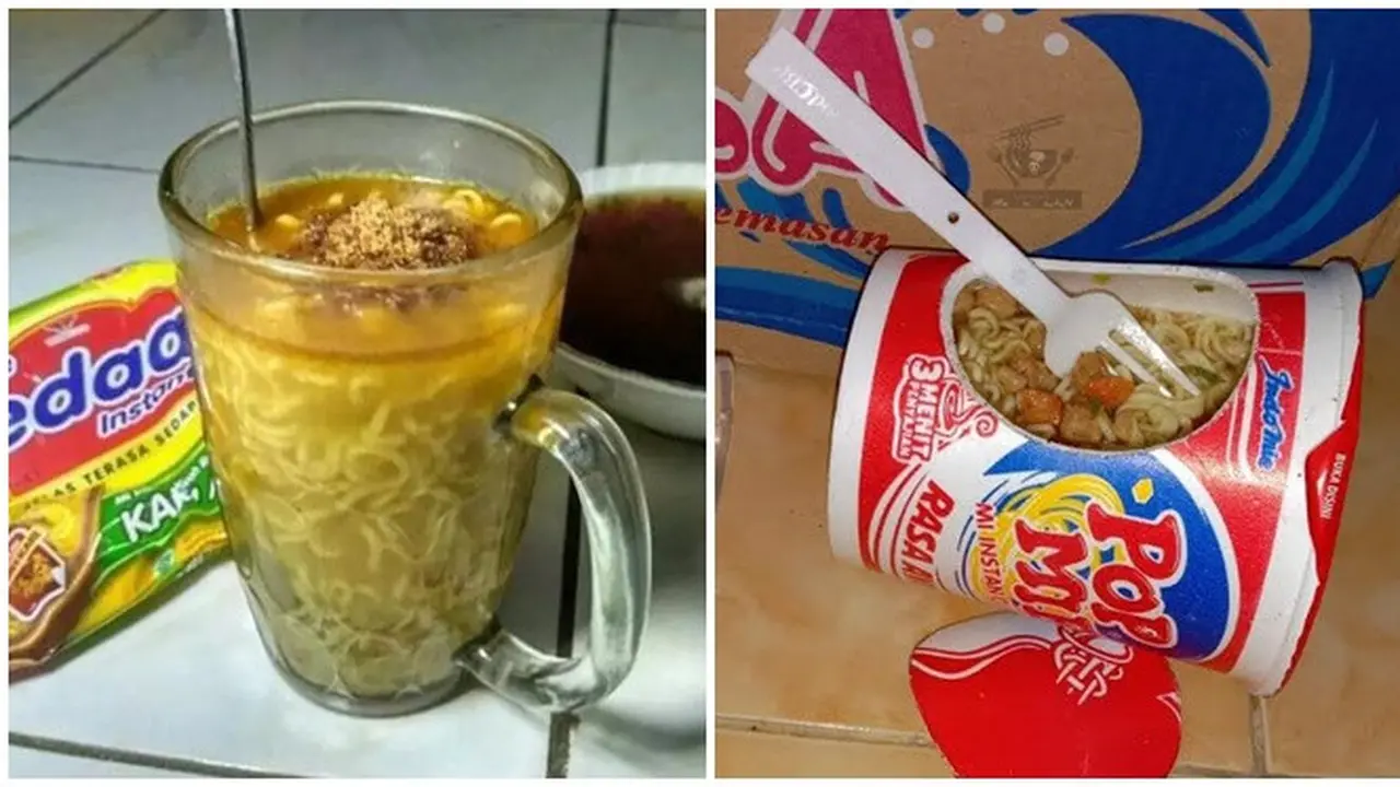 6 Wadah Makan Mi Nyeleneh Ini Kelewat Kreatif, Bikin Geleng Kepala