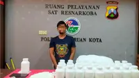 AND saat ditangkap polisi di Pasuruan. (Dian Kurniawan/Liputan6.com).