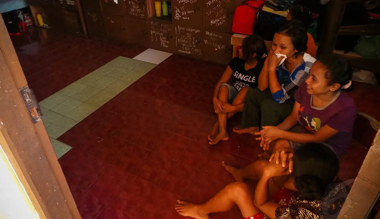Selain tidak berizin, tempat penampungan yang dijadikan asrama dan balai latihan kerja para TKI ini dinilai menyalahi prosedur rekrutmen, Kota Tangerang, (3/9/14). (Liputan6.com/Faizal Fanani)