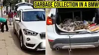 BMW X1 Dijadikan Mobil Pengangkut Sampah oleh Pemiliknya (Cartoq)