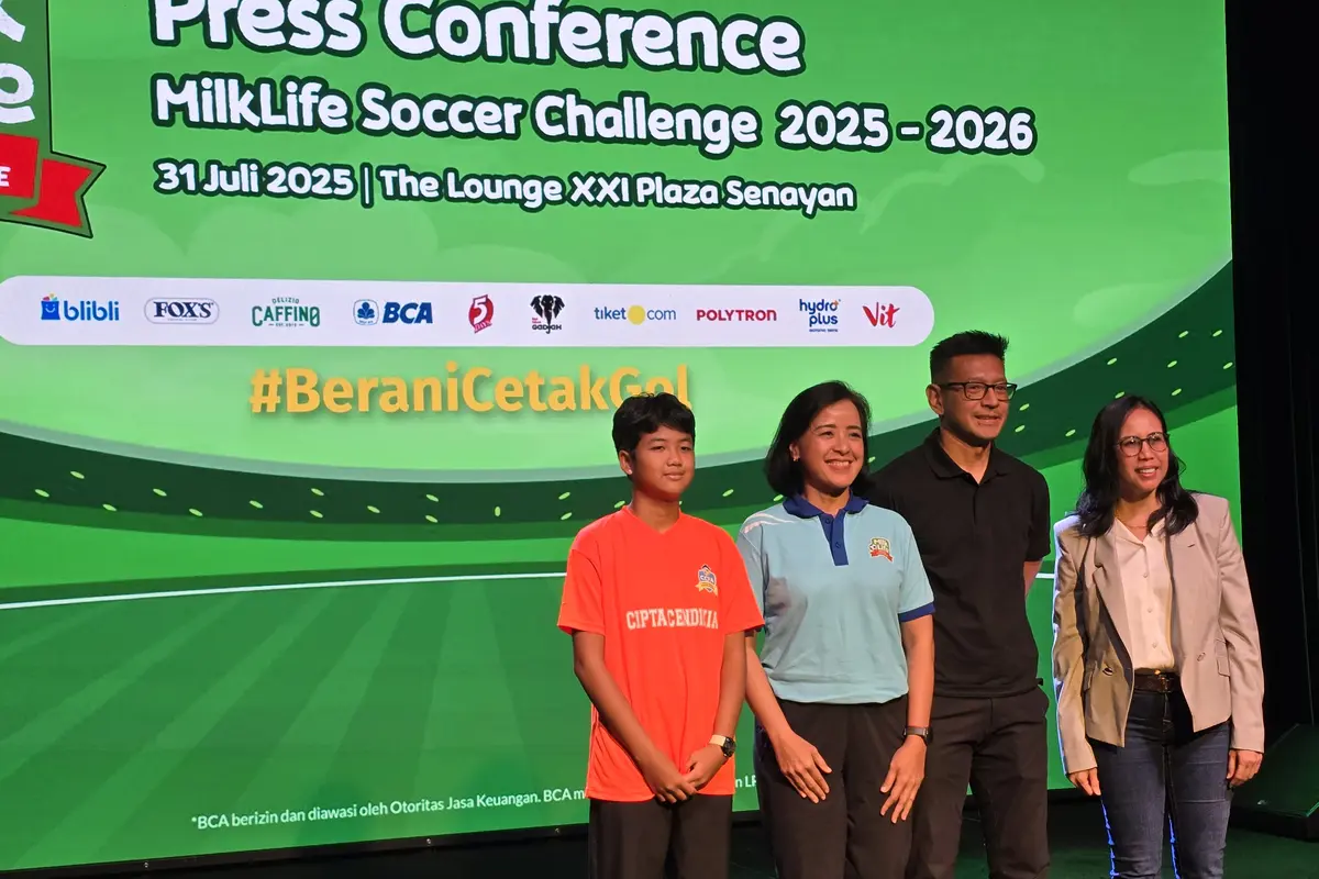 Jumpa pers MilkLife Soccer Challenge 2025-2026
