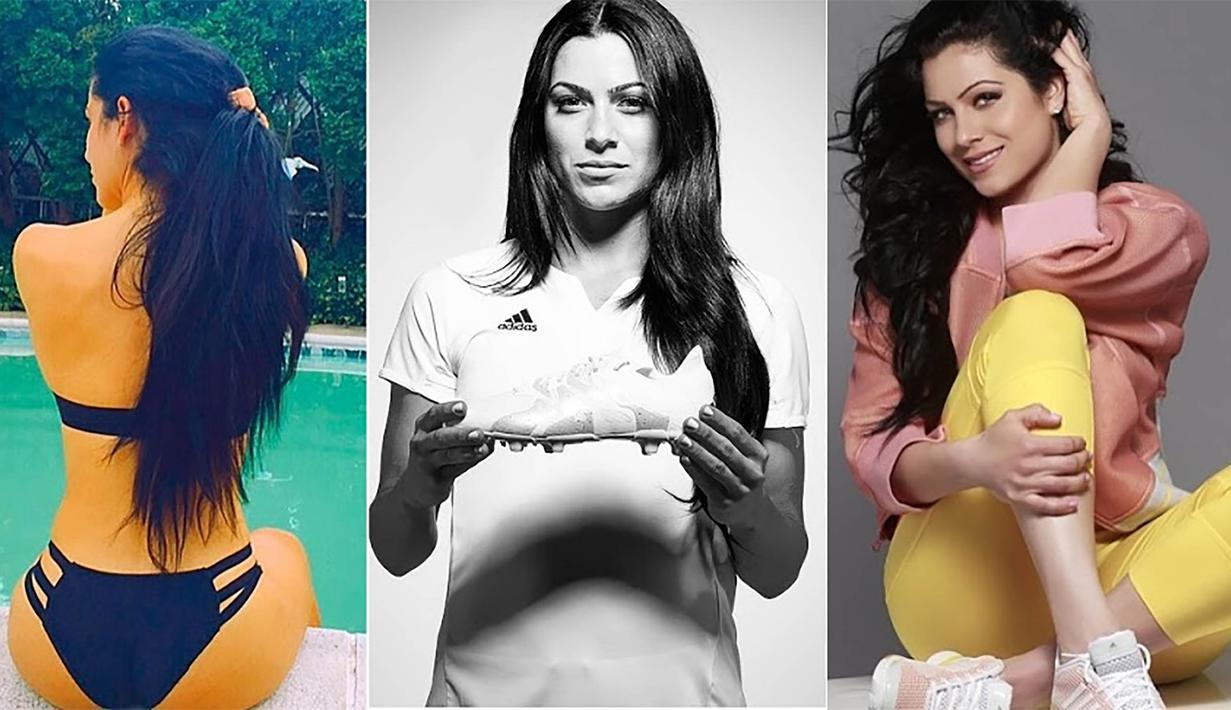 Jonelle Filigno merupakan pesepak bola cantik asal Kanada. (Bola.com/Instagram/Jonellefiligno)