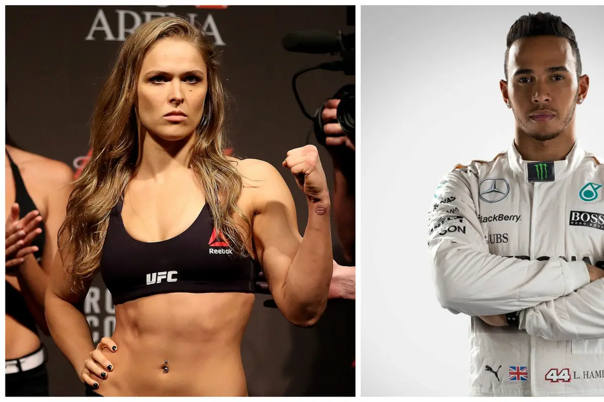 Lewis Hamilton dan Ronda Rousey