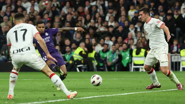 Foto: Aksi Berkelas Rodrygo Saat Bawa Real Madrid Tumbangkan Athletic Bilbao, Borong 2 Gol