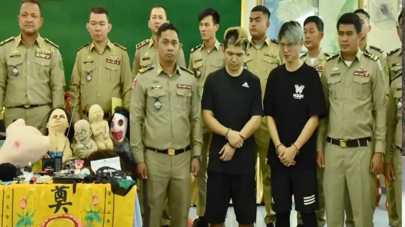 Kamboja memenjarakan YouTuber Taiwan karena penculikan palsu. (CAMBODIAN NATIONAL POLICE)