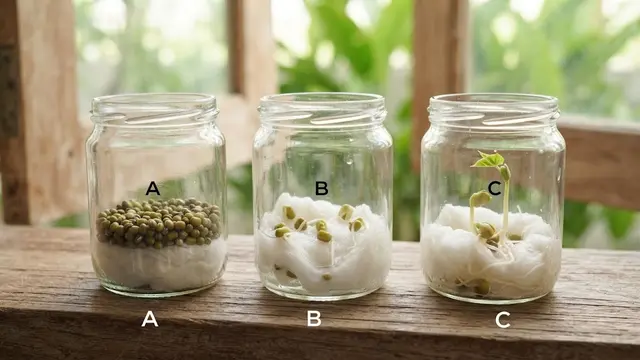 cara menanam kacang hijau dengan kapas