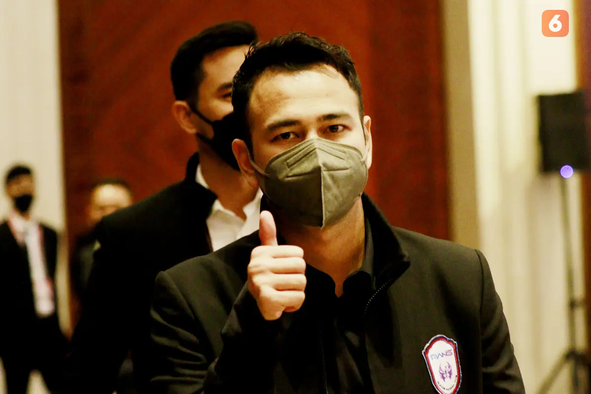 Raffi Ahmad di Kongres Tahunan PSSI 2021