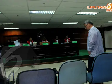 Sidang lanjutan sengketa pilkada Lebak kembali digelar dengan terdakwa Akil Mochtar di Pengadilan Tipikor Jakarta, Kamis (10/4/2014) (Liputan6.com/Faisal R Syam).