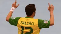 Bintang futsal asal Brasil, Falcao. (AFP/Pornchai Kittiwongsakul)