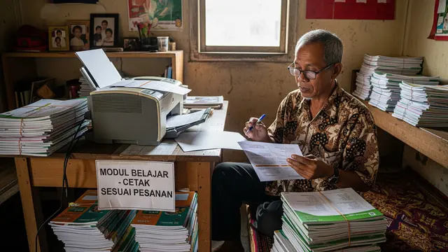 Jualan Modul Belajar Cetak