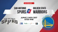 Spurs Vs Warriors (Bola.com/Adreanus Titus)