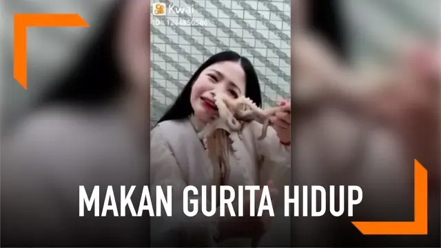 VIDEO: Makan Gurita Hidup-Hidup, Lihat yang Terjadi pada Wanita Ini