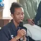 Husen, tersangka mutilasi yang jasadnya dicor di Semarang, saat rilis kasus. (Liputan6.com/ Dok Ist)