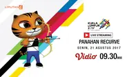Banner Livestreaming Panahan RecurveSea Games 2017
