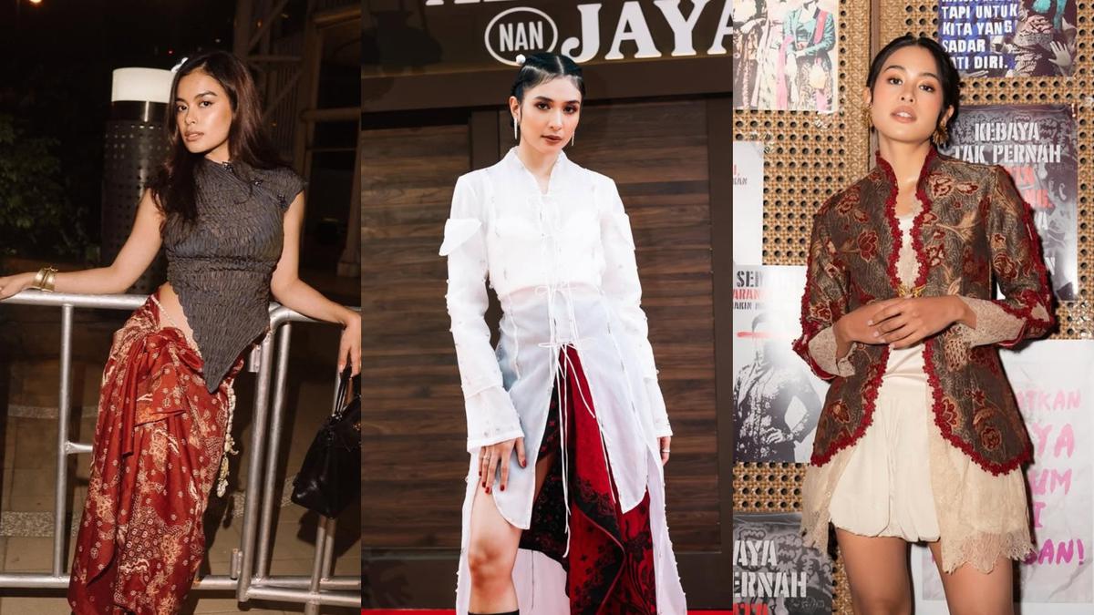 Inspirasi Tampil Edgy dengan Paduan Batik dan Boots dari Eva Celia hingga Maudy Ayunda