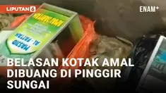 Belasan Kotak Amal Ditemukan di Pinggir Sungai di Blitar