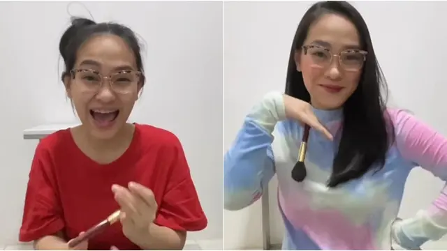 Eks Personel Cherrybelle lakukan #PassTheBrushChallenge