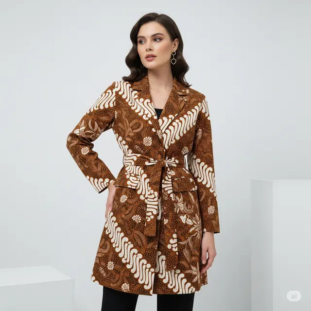 9 Model Baju Batik Blazer Panjang Modern Terbaru 2025: Tren Fashion yang Wajib Anda Miliki