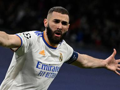 Real Madrid telah dianugerahi para striker tajam sepanjang sejarah perjalanan klub. Raihan 40 gol atau lebih dalam semusim berhasil ditorehkan 5 striker hebat berikut ini. Siapa saja? Yuk disimak uraiannya. (AFP/Pierre-Philippe Marcou)
