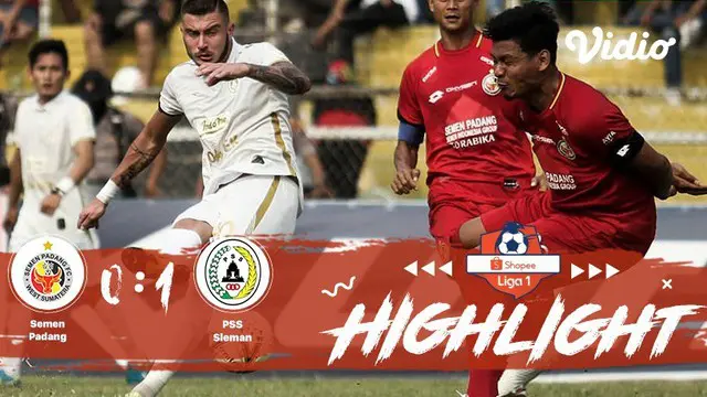 Full Highlight - Semen Padang 0 vs 1 PSS Sleman | Shopee Liga 1 2019/2020