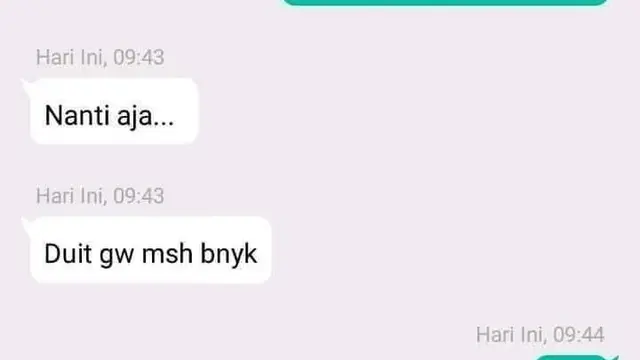 Chat Kocak Penjual dan Pelanggan